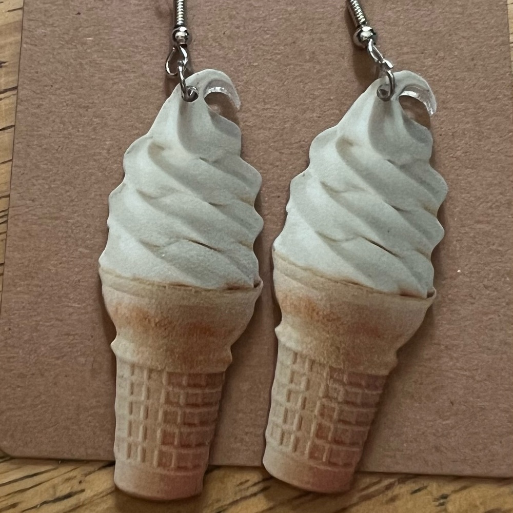 Ice Cream Cone Earrings